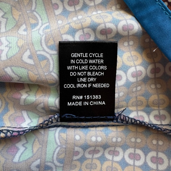 Anthropologie Current Air Paisley Patterned Blouse Size Medium - Picture 9 of 9